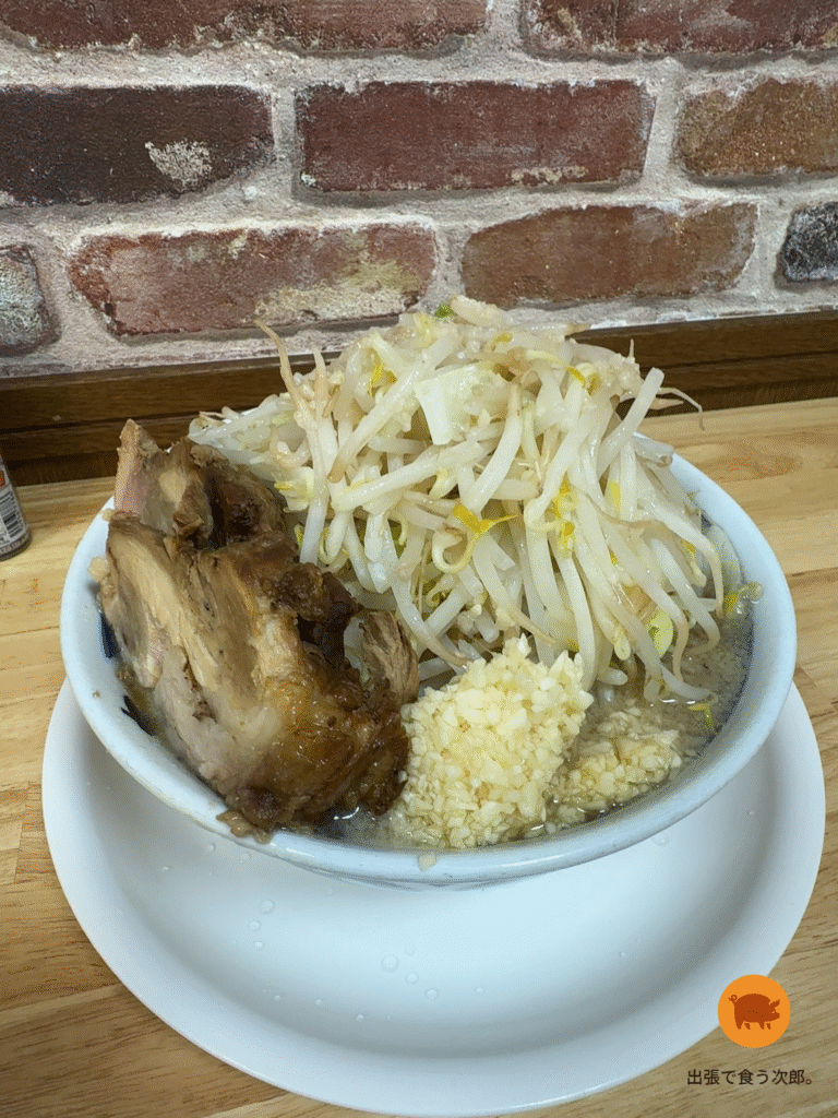 ラーメン大　酒田店　着丼真上