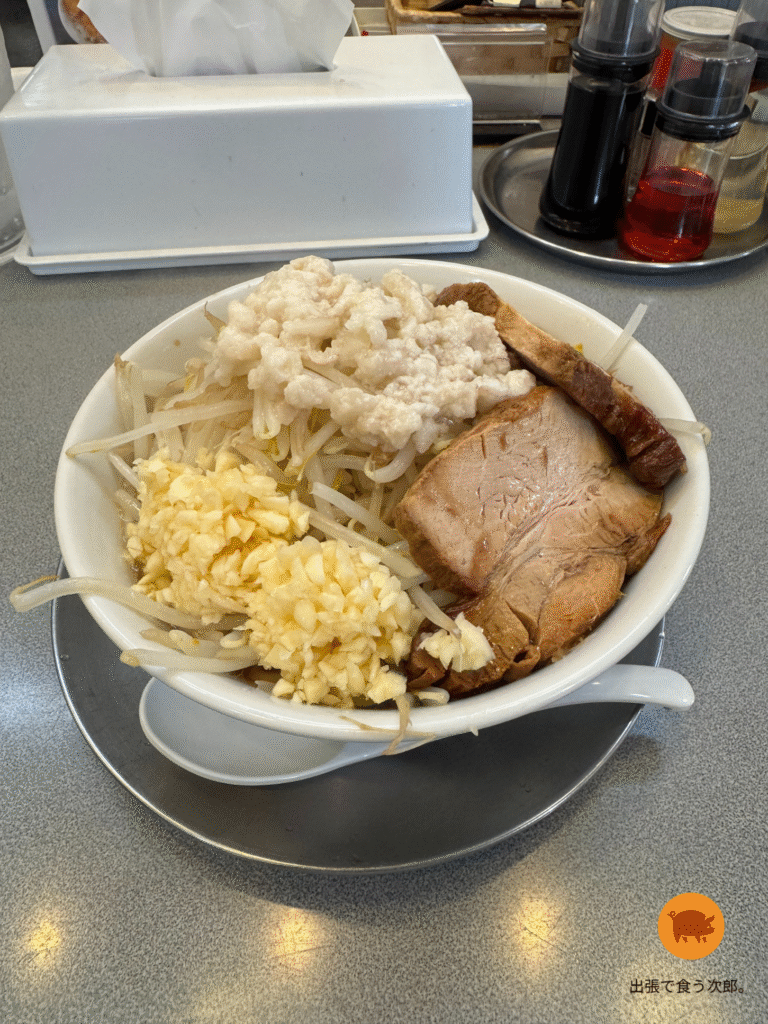 ぬーぼう　着丼真上