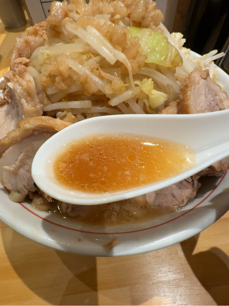 ラーメン豚塗 スープアップ