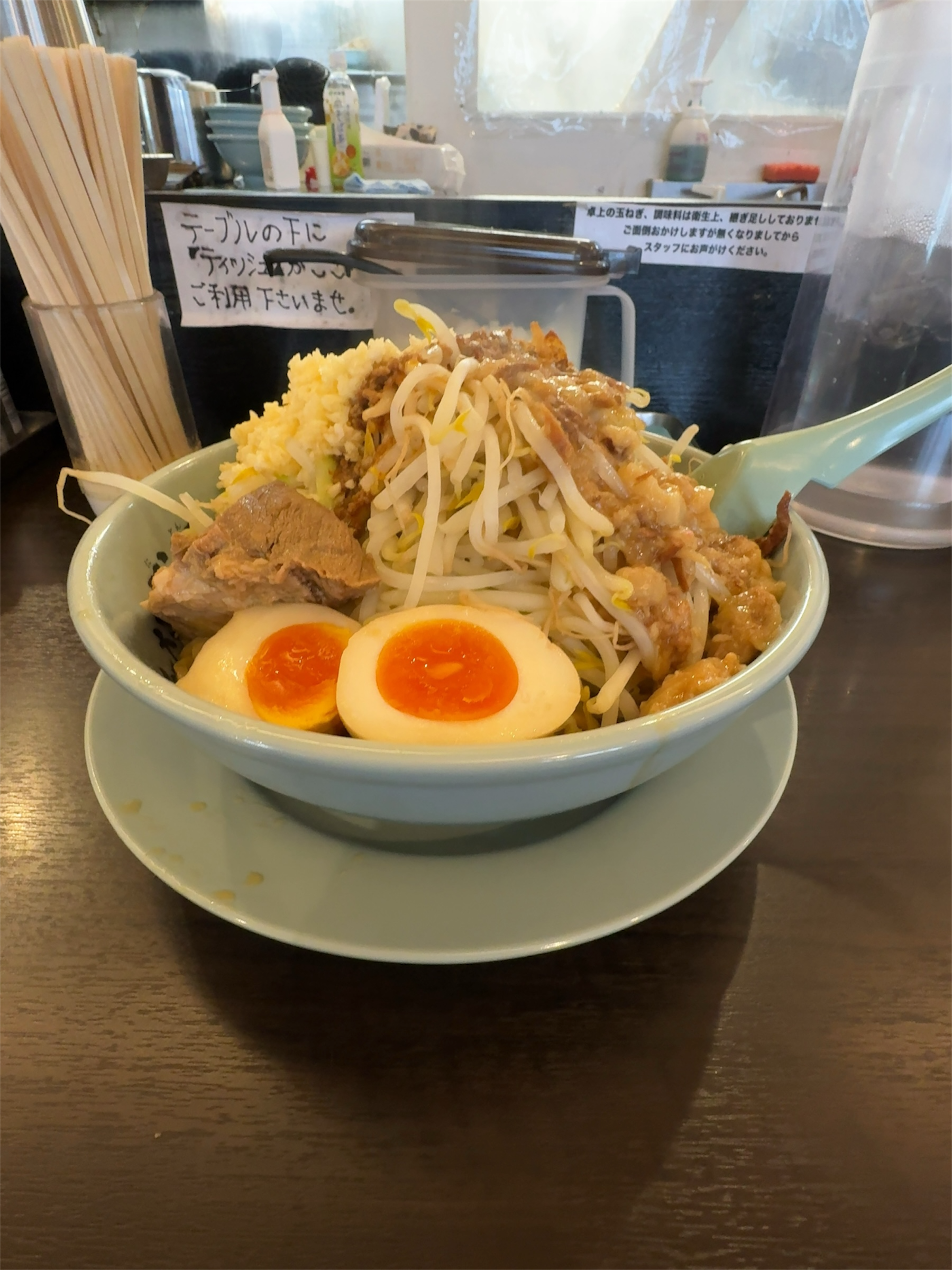 ラーメン弐豚 見附本店 豚そば 全マシ