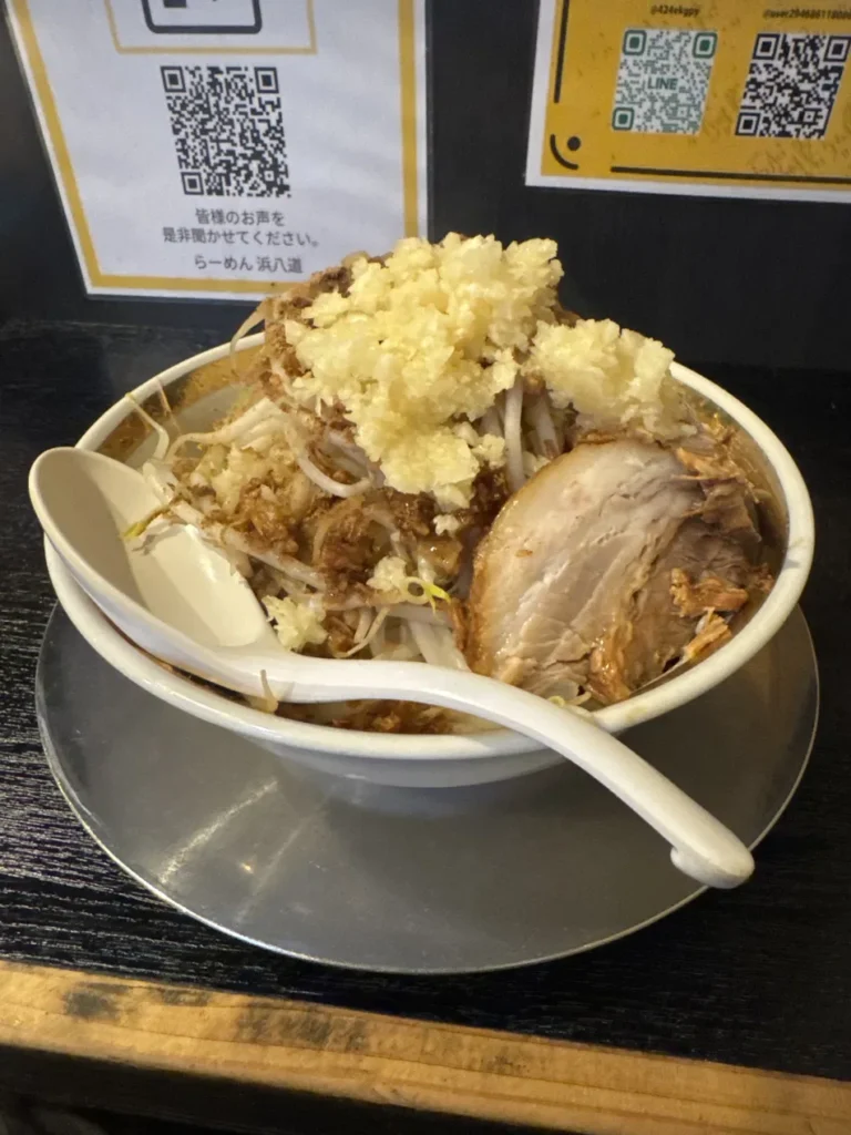 浜八道 着丼 豚ら 汁無し